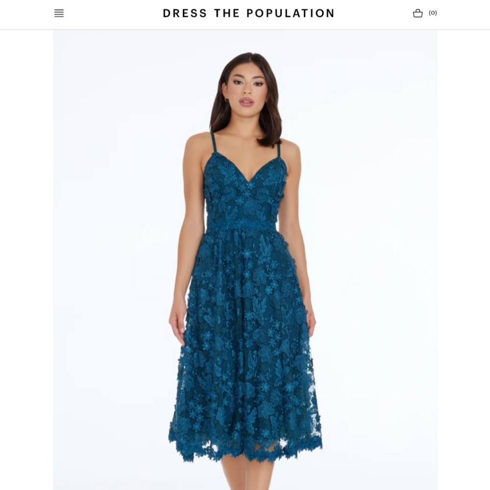 🔥NWT DRESS THE POPULATION TAHANI DRESS XL